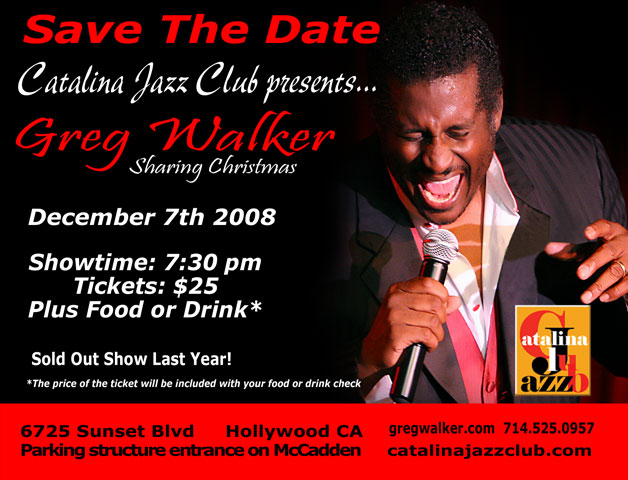 Greg Walker Save the Date